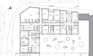 Planung von Wohnungen auf einem ehemaligen Parkdeck - Zwei- bis Vierzimmer-Wohnungen im 2. OG